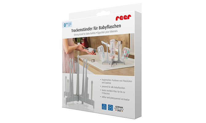 Reer Trockenständer für 9 Babyflaschen - faltbar