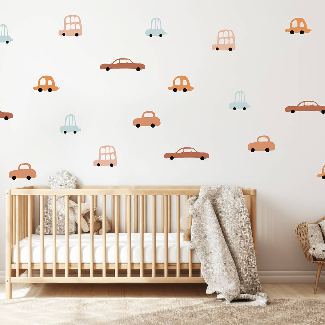 Pastelowe Love Wandaufkleber Sticker Cars