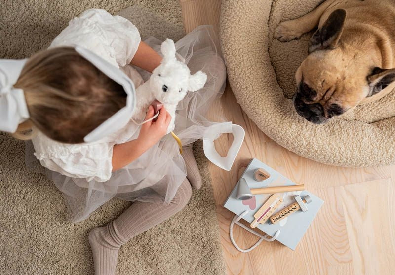 Jabadabado Tierarzt Koffer Grau 18m+