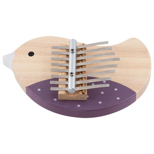 Goki Musikinstrument Kinder Kalimba Vogel Lila 5J+