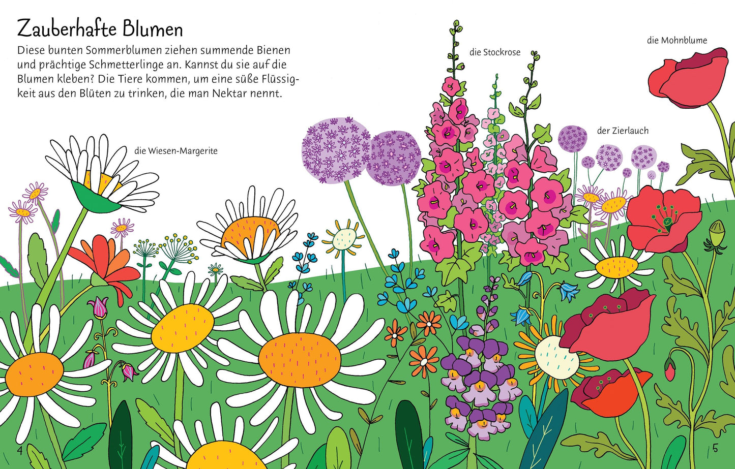Usborne Kinder Stickerbuch: Im Garten