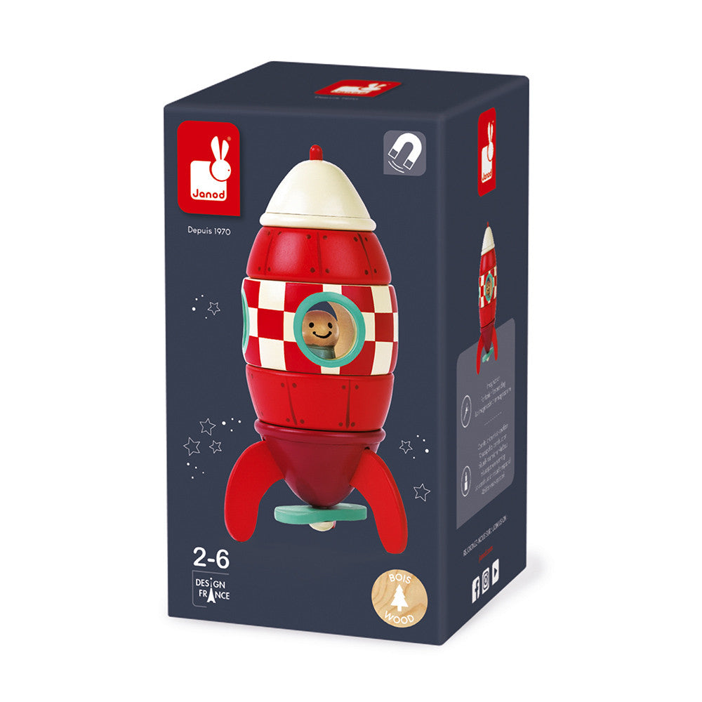 Janod magnetischer Bausatz Kleine Rakete 2J+