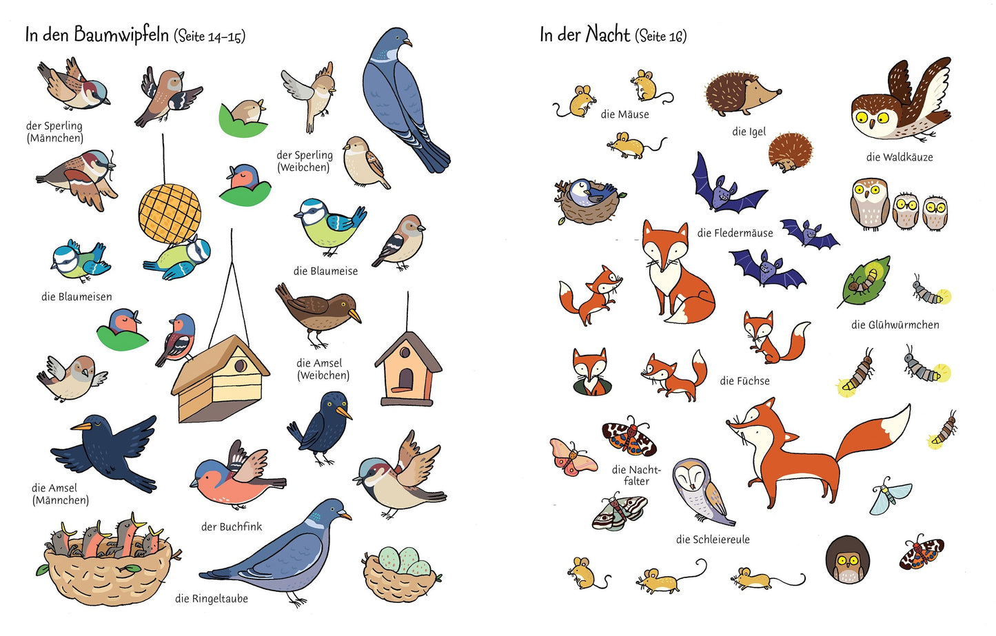 Usborne Kinder Stickerbuch: Im Garten