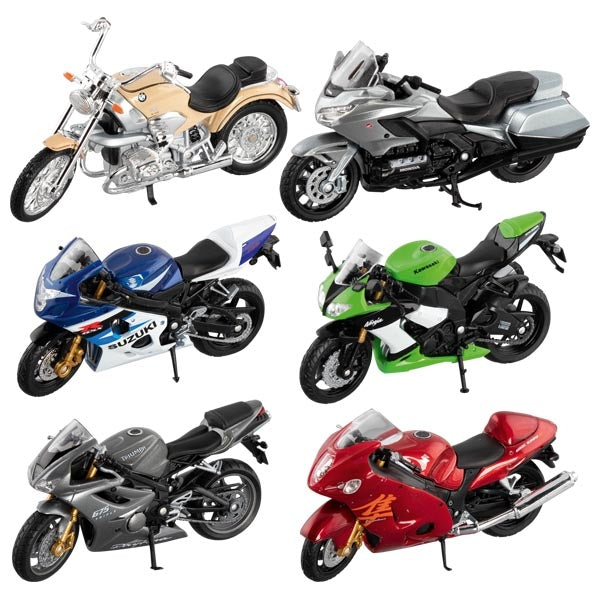 welly Spielzeug Spritzguss Motorrad 1:18 3+