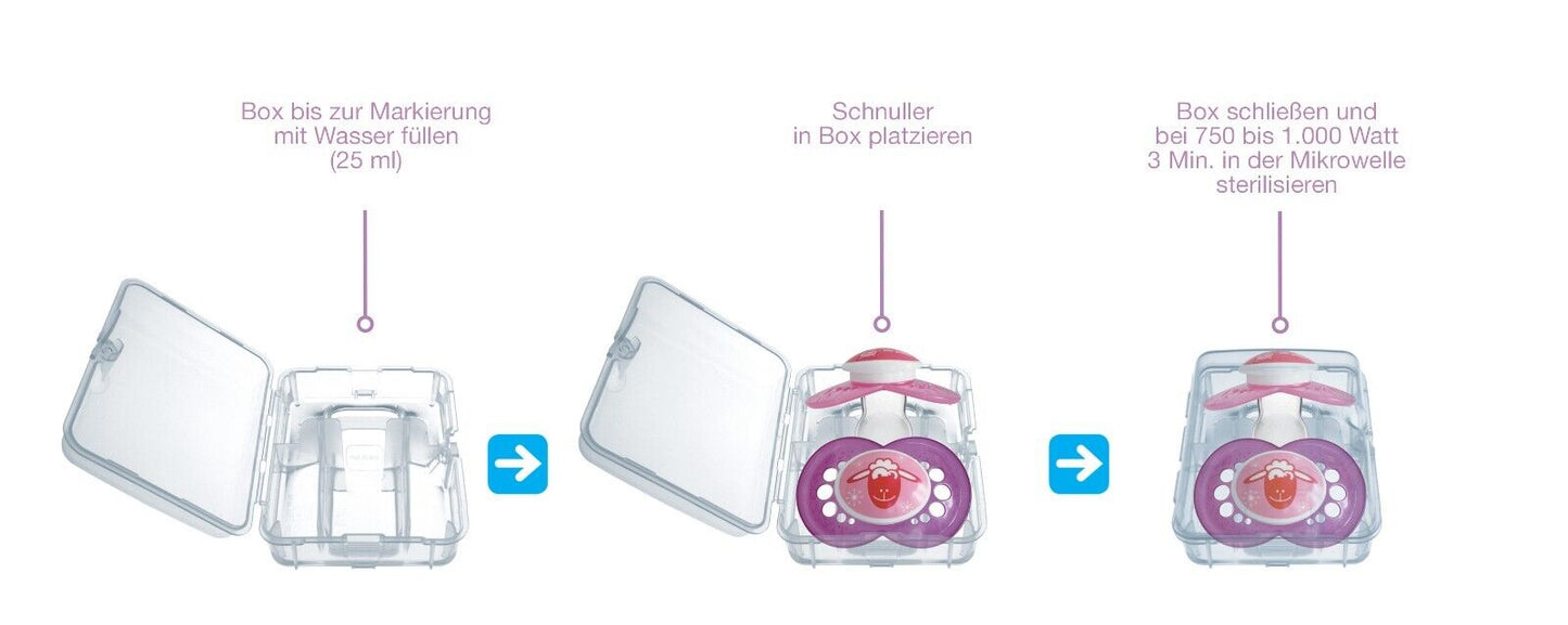 MAM ORIGINAL Silikon Schnuller Symmetrisch Oval Junge / Mädchen 0-6M 6-16M + Box