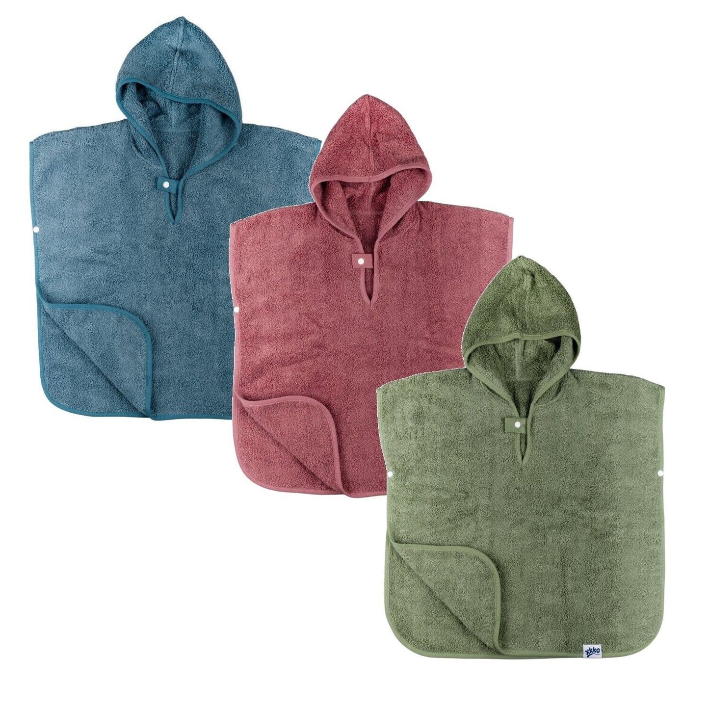 xkko Baby Badeponcho aus Bio Baumwolle