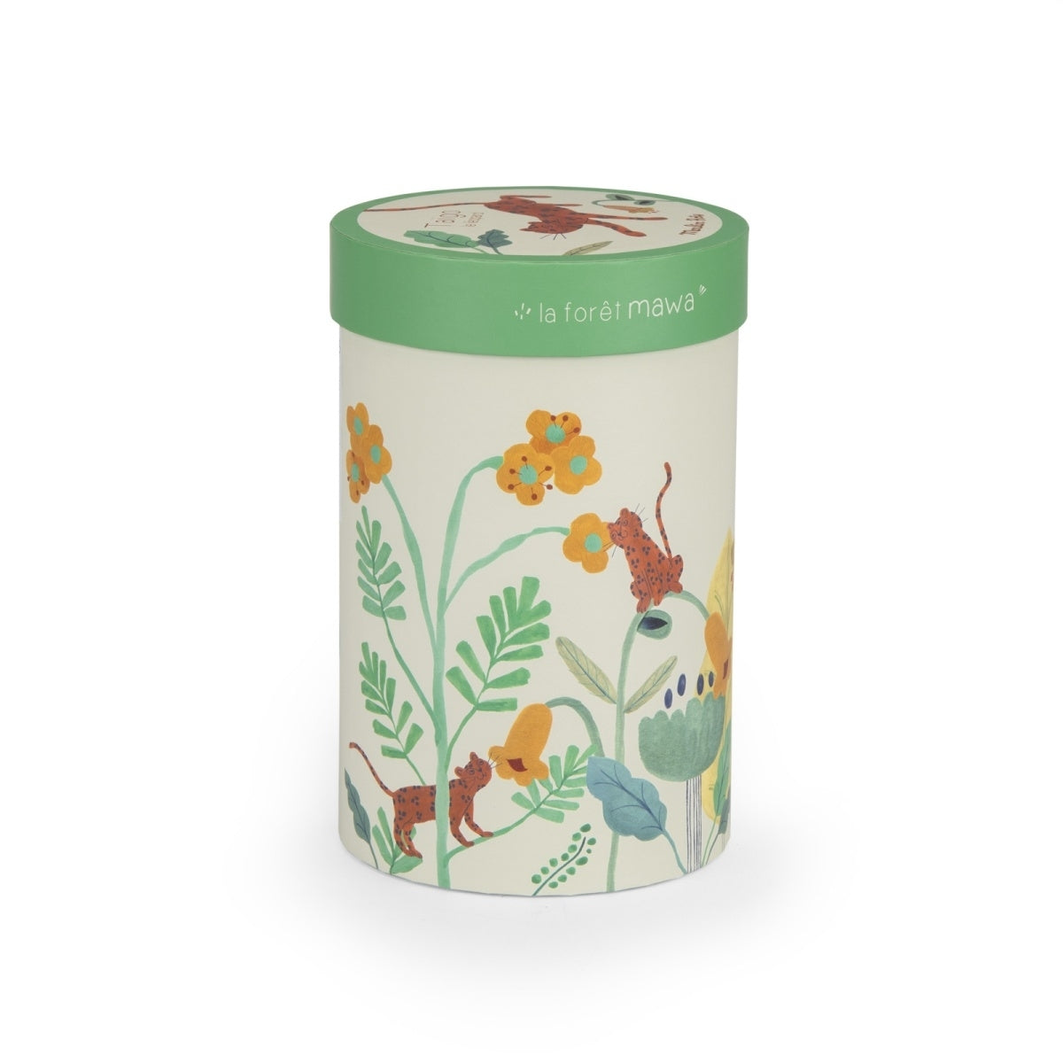 Moulin Roty Mawa Plüschtier Leopard Taïgo in Geschenkdose