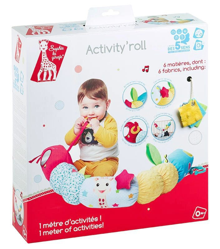 Vulli Sophie la girafe Spielrolle Baby Activity Roll Motoriktrainer 0M+