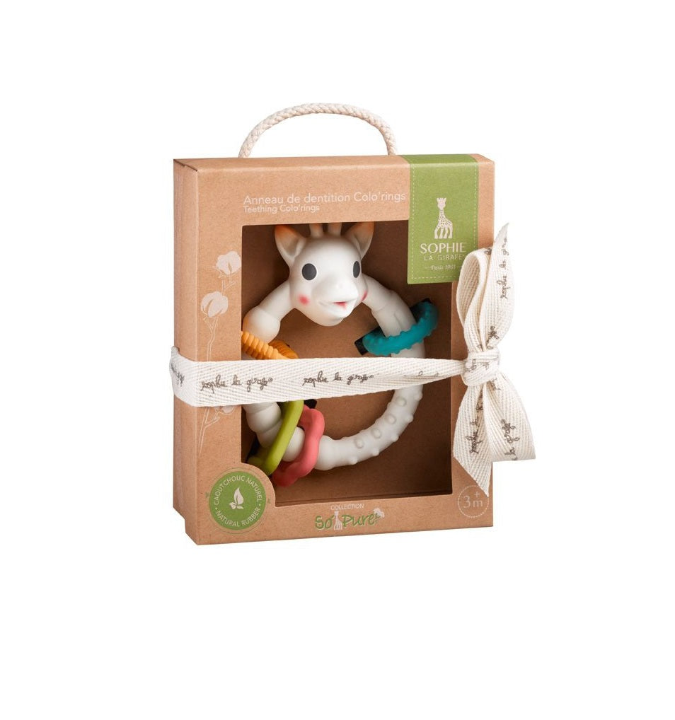 Vulli Sophie la girafe Colo'rings Greifling Beißring Naturkautschuk Sophie la Girafe