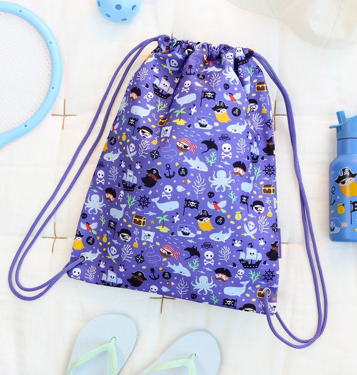 ALLC bunter Kinder Turnbeutel 32 cm