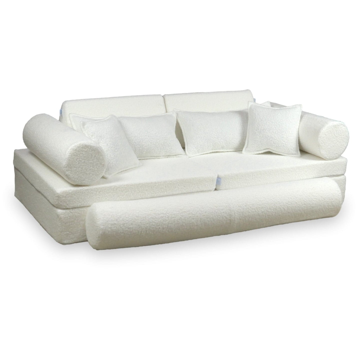 mimii Kindersofa Deluxe Montessori Bouclé Creme