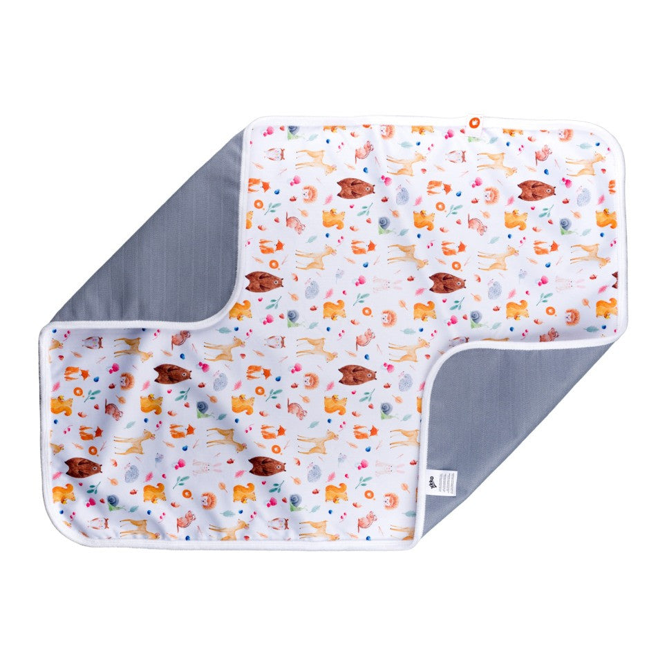 XKKO PUL Wickelunterlage Unterwegs 50*70 cm mit Tiermotiven