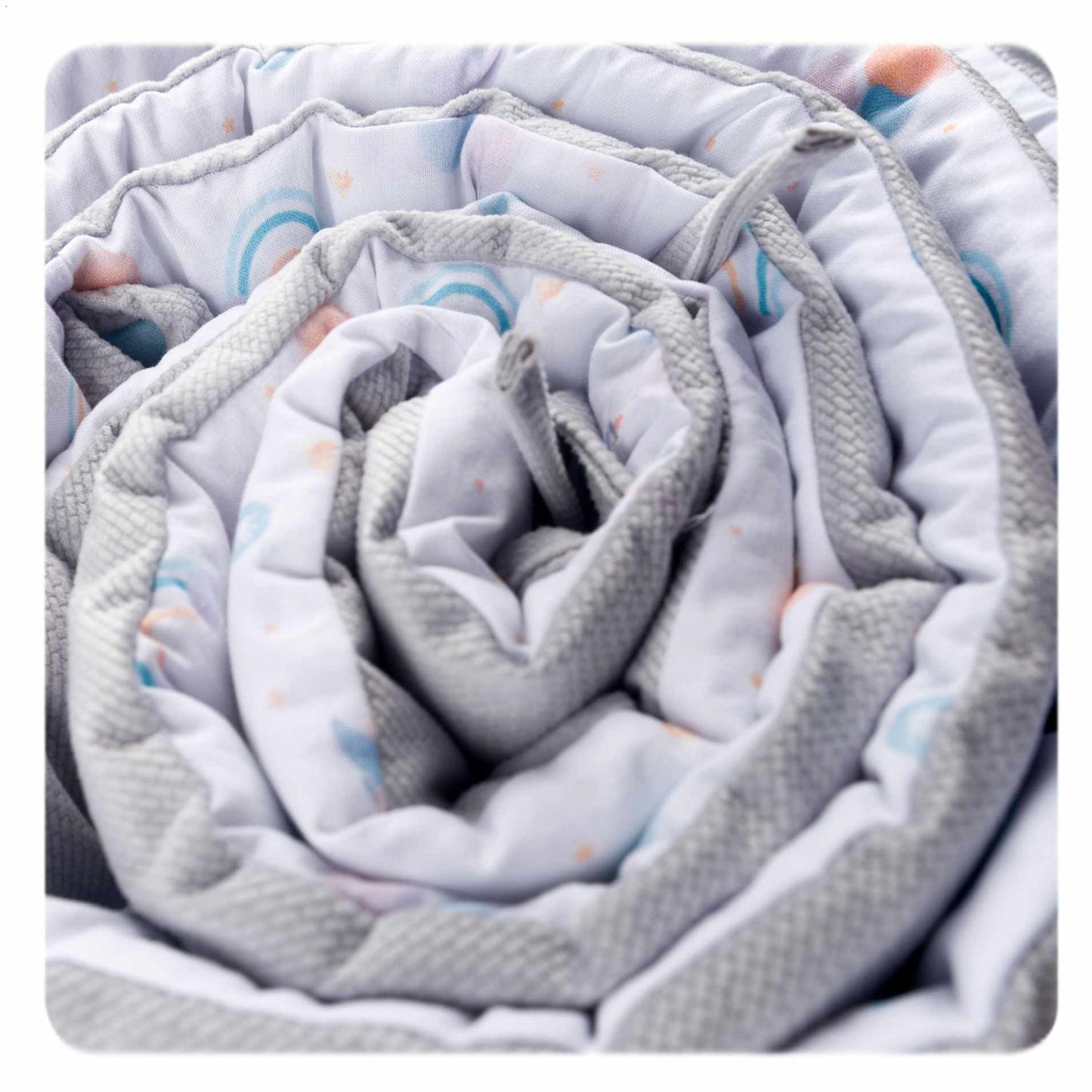xkko Baby Nestchen Bettumrandung 180x30 cm