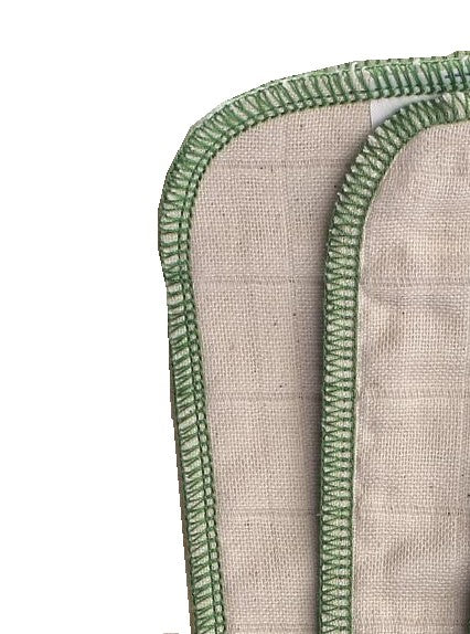 XKKO Twill Booster Natur Baumwolle Zusatz Einlage 2er