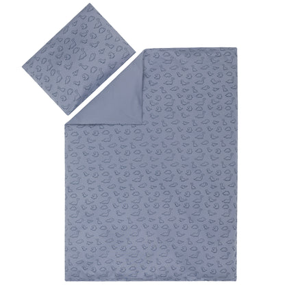 fillikid Baby Bettwäsche Dinos Blau