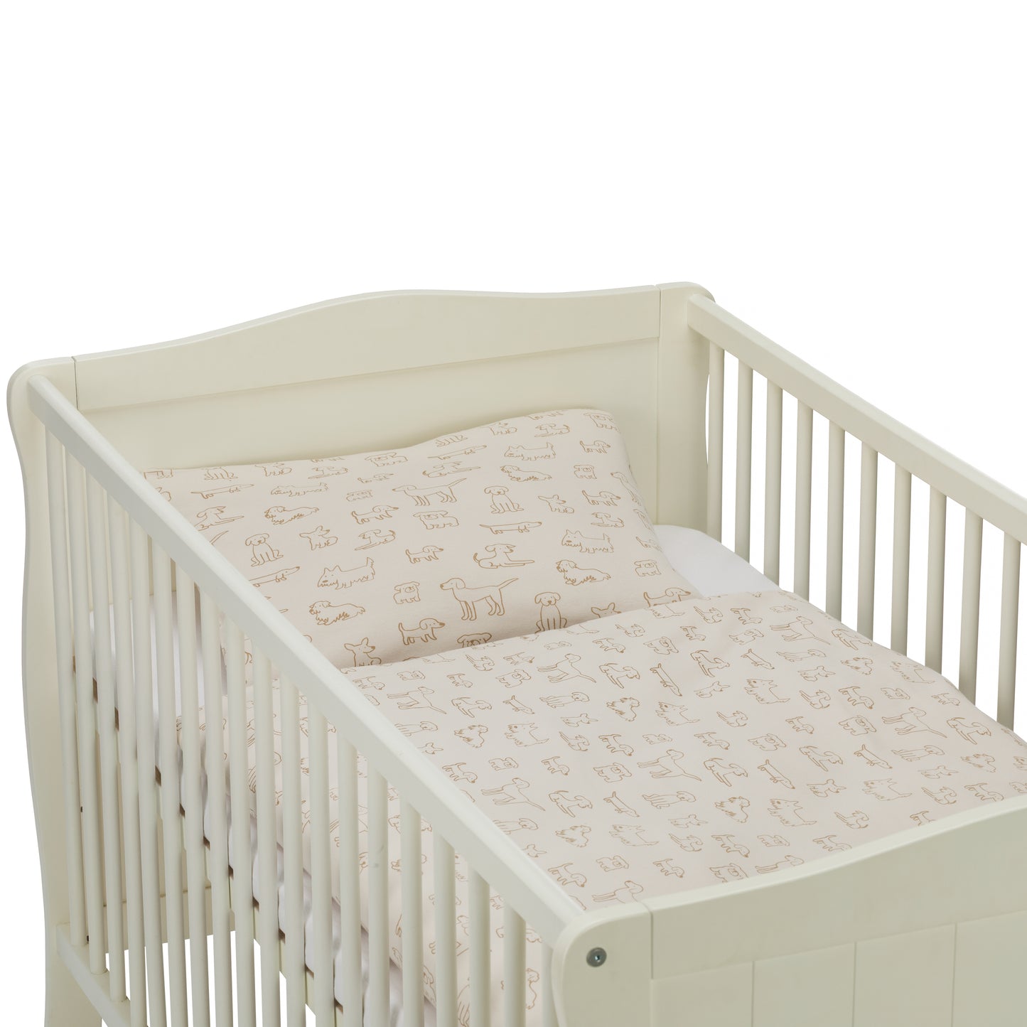 fillikid Baby Bettwäsche Hunde Beige
