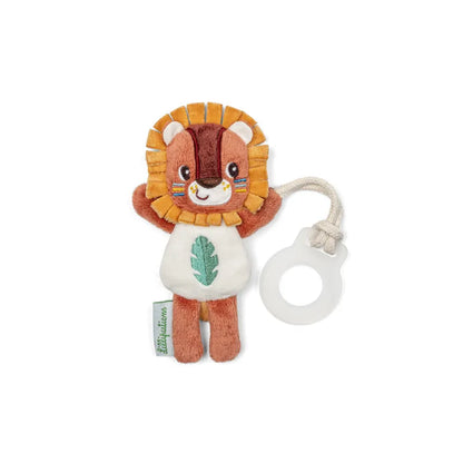 Lilliputiens Mini Schnullerhalter Löwe Jack Orange - Mini Freund der Nacht - Leuchtend