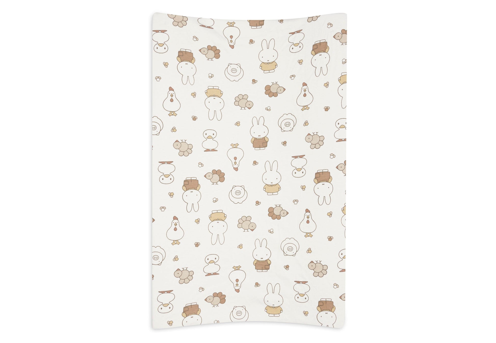 Jollein Wickelauflagenbezug Jersey 50x70cm Miffy Family Farm