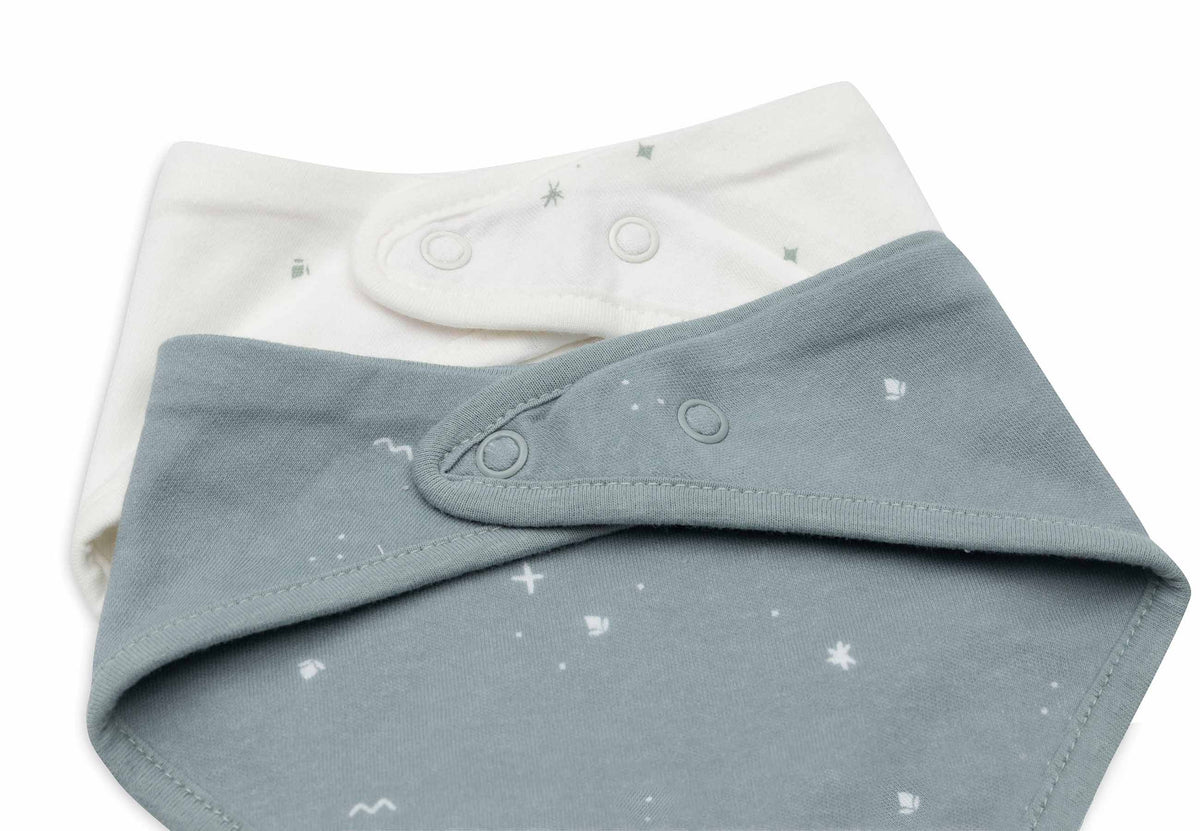 Jollein Jersey Bandana Halstuch im Doppelpack Twinkling Stars