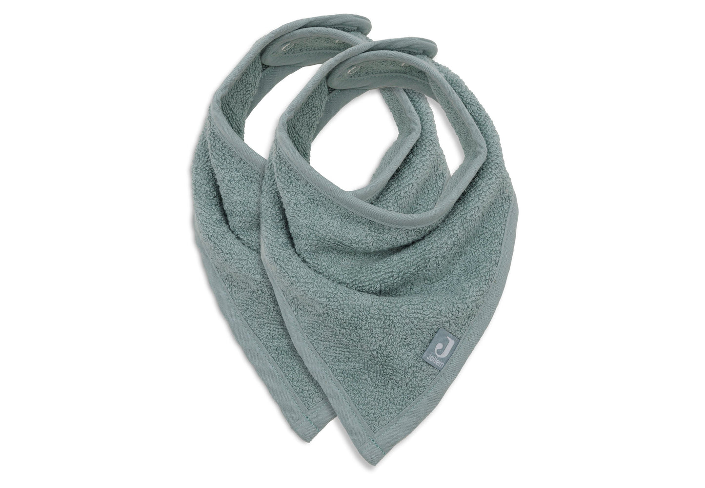 Jollein Baby Zahnlatz Frottee Bandana im Doppelpack