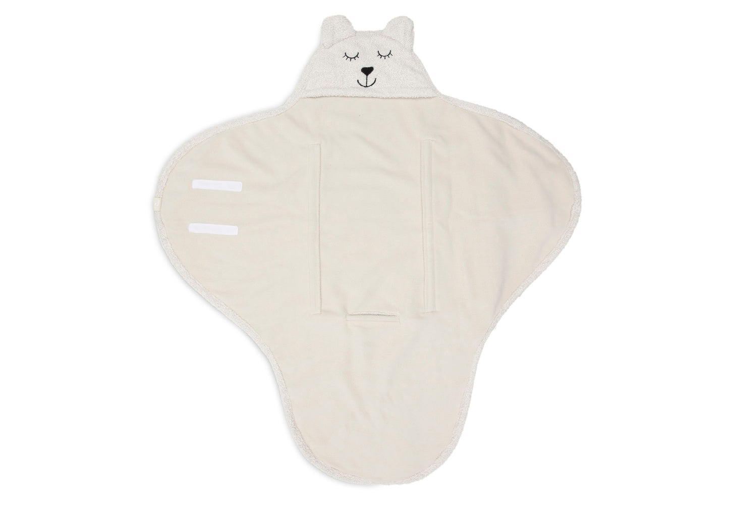 Jollein Wickeldecke Einschlagdecke Bear Boucle - Oatmeal