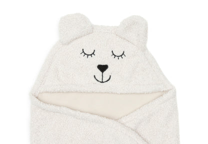 Jollein Wickeldecke Einschlagdecke Bear Boucle - Oatmeal