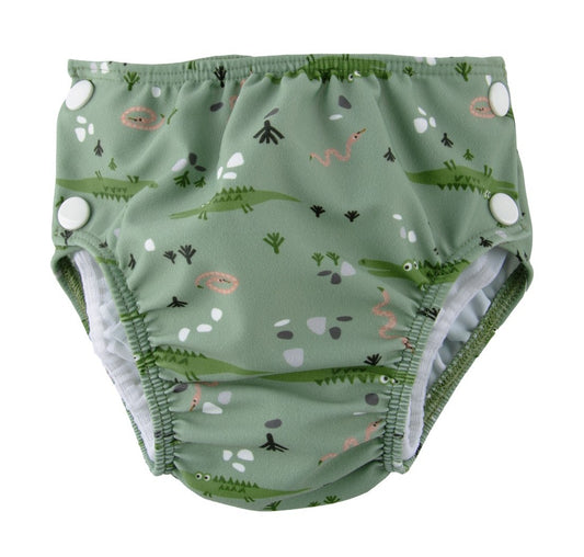 Popolini Aqua Badewindel Crocodile Green