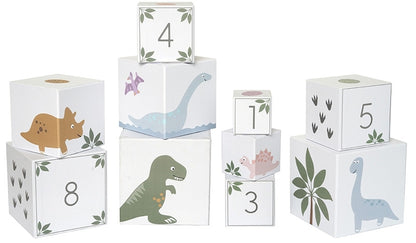 Jabadabado Stapelwürfel Dino 12m+