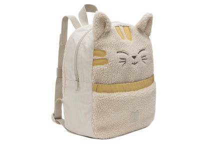 Jollein Kinder Rucksack Katze Charlie Ecru