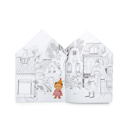 Moulin Roty Malbuch Les Minouchkas mit Stickern