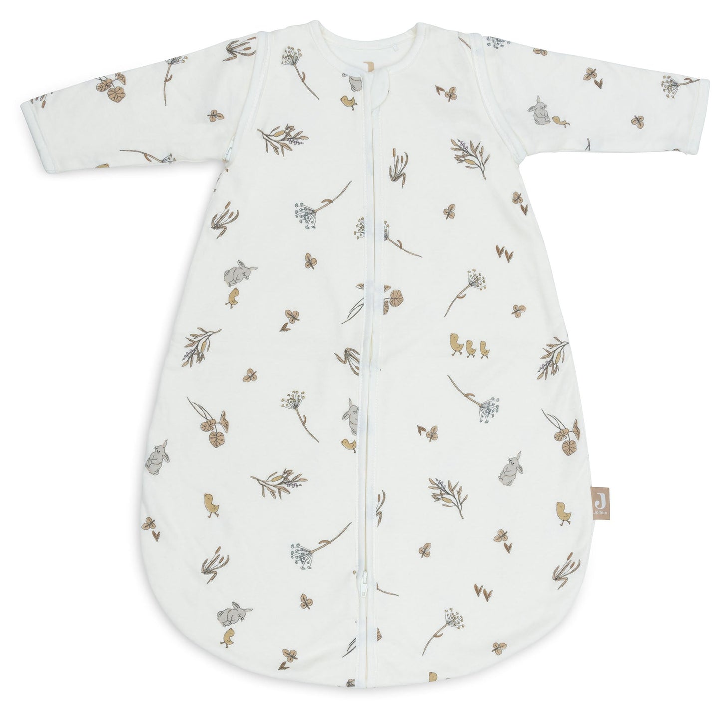 Jollein Baby Schlafsack Neugeborene mit abnehmbaren Ärmeln Jersey Rund 60cm – Riverside