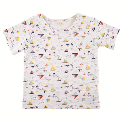 Iobio Sommer T-Shirt Single Jersey Regatta Allover