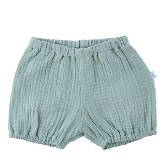 iobio Musselin Mini Shorts Topaz Grün