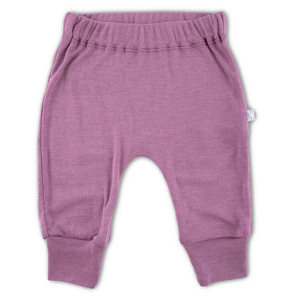 Wolle Seide Babyhose Mauve Lila