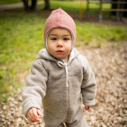 iobio Bindemütze Wollfleece 