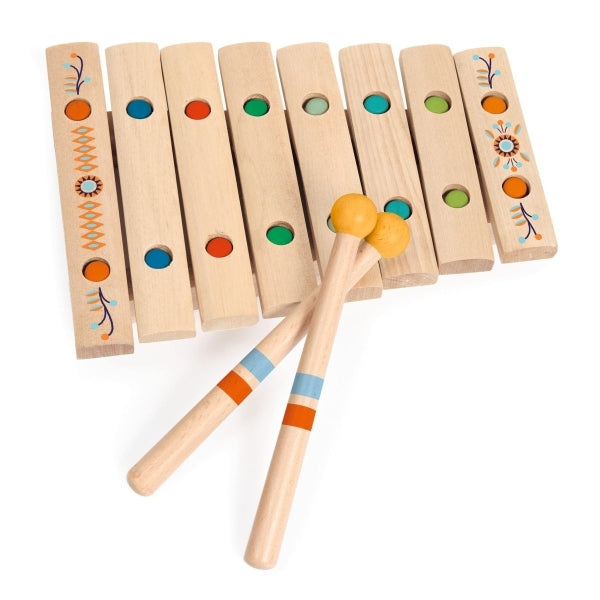 Djeco Musikinstrument Animambo Xylophon 3J+