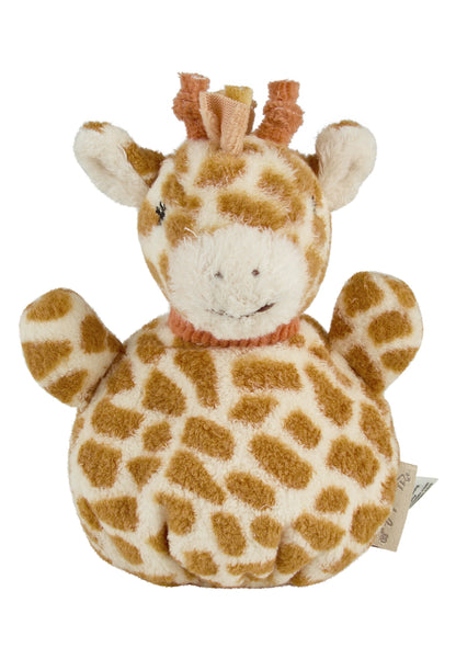 Sterntaler Knuddelsäckchen Rassel mit Knisterpapier Giraffe Kaya Gelb