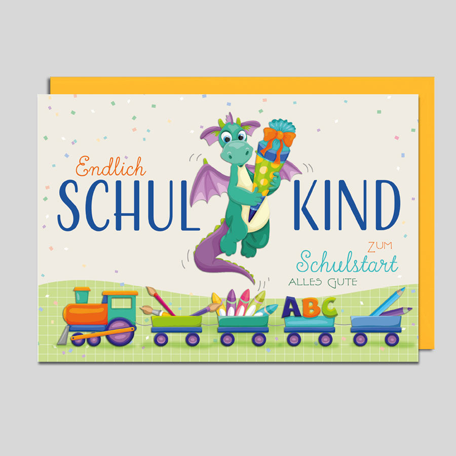 Michel Verlag Grußkarte Endlich Schulkind