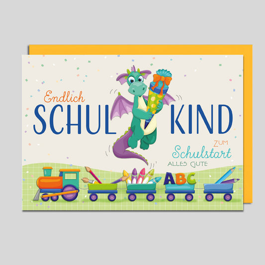 Michel Verlag Grußkarte Endlich Schulkind