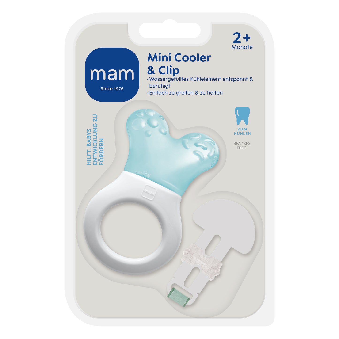 MAM Mini Cooler & Clip Baby Beißring