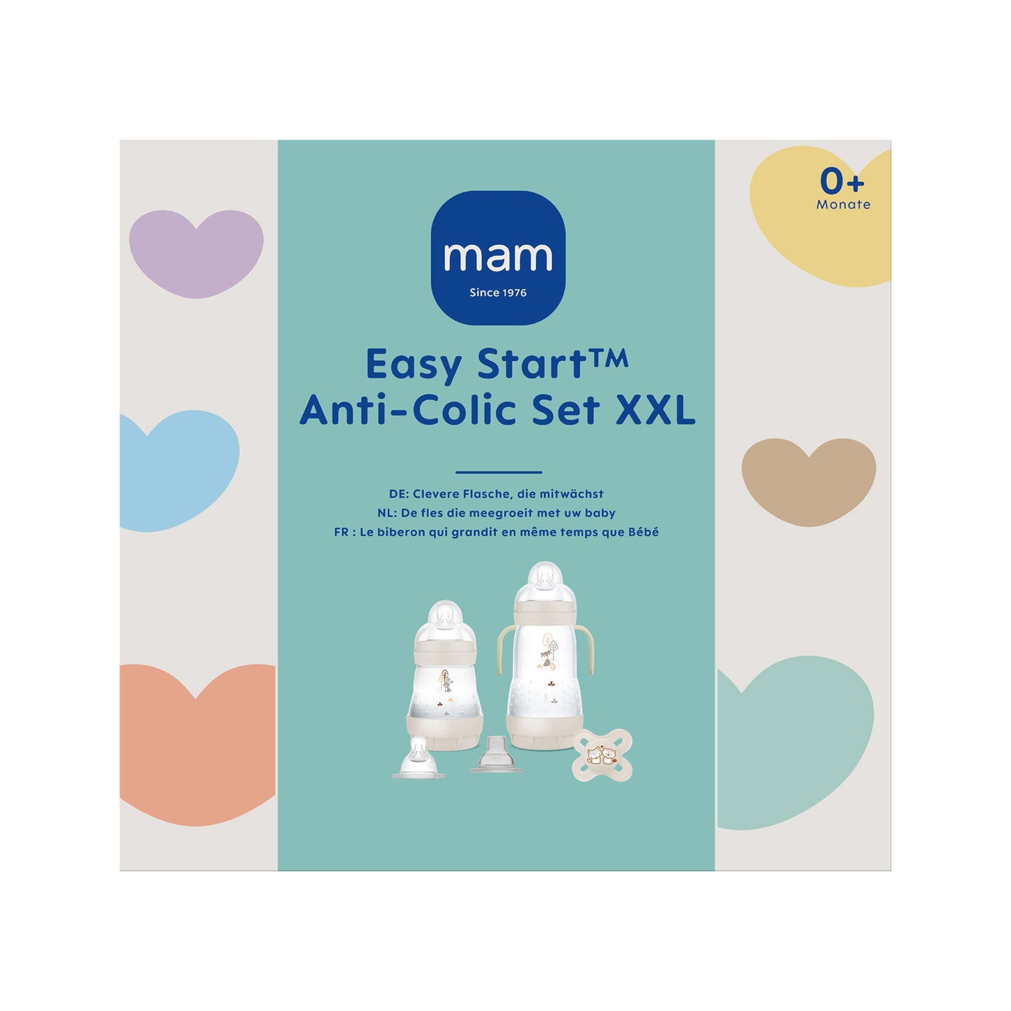 MAM Erstlings Babyflaschen Geschenkset Easy Start XXL