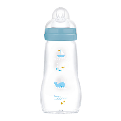 MAM Feel Good Matt AntiKolik Weithals Baby Glas Flasche