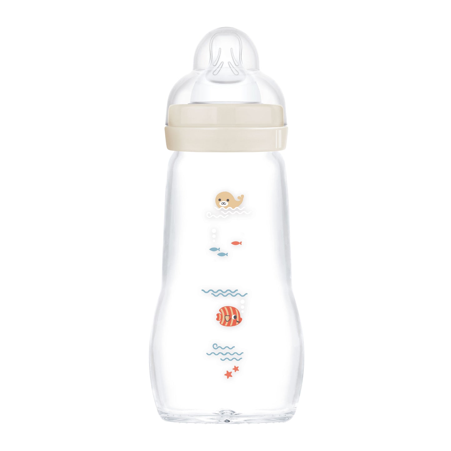 MAM Feel Good Matt AntiKolik Weithals Baby Glas Flasche
