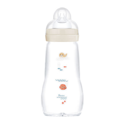 MAM Feel Good Matt AntiKolik Weithals Baby Glas Flasche