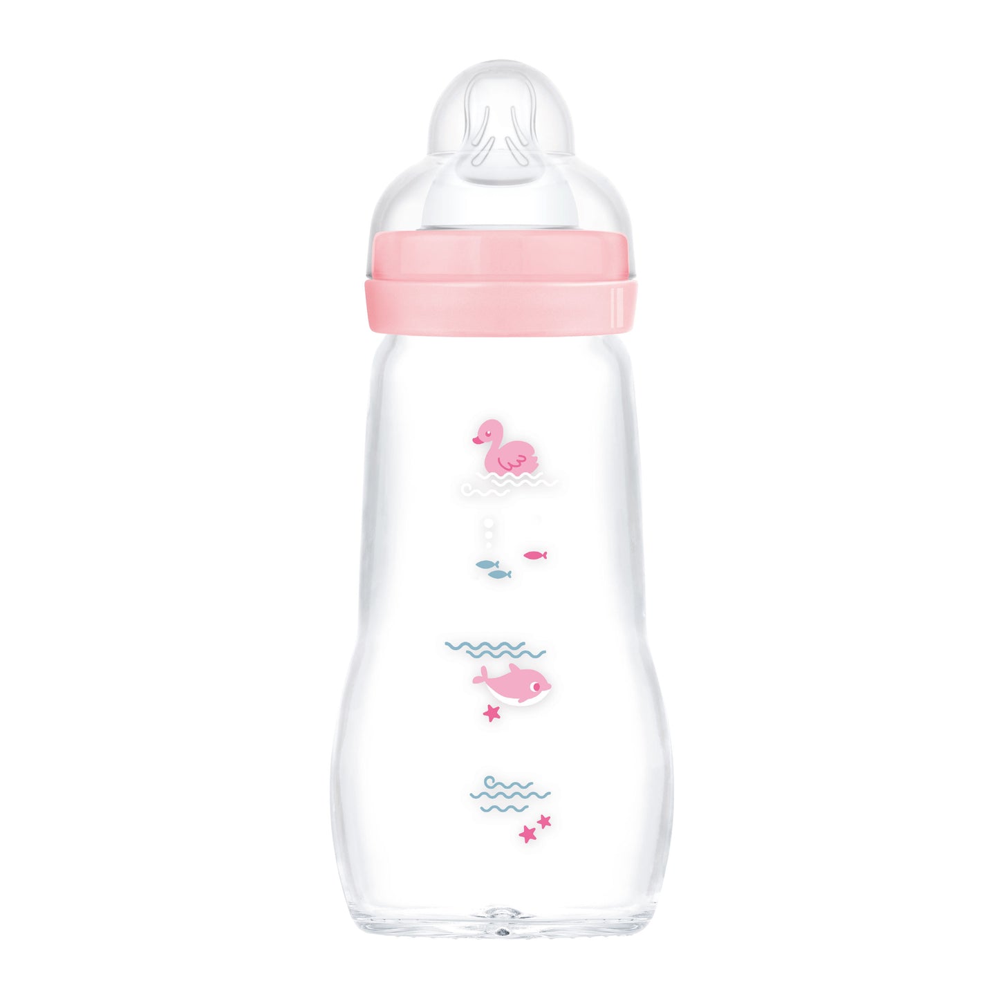 MAM Feel Good Matt AntiKolik Weithals Baby Glas Flasche