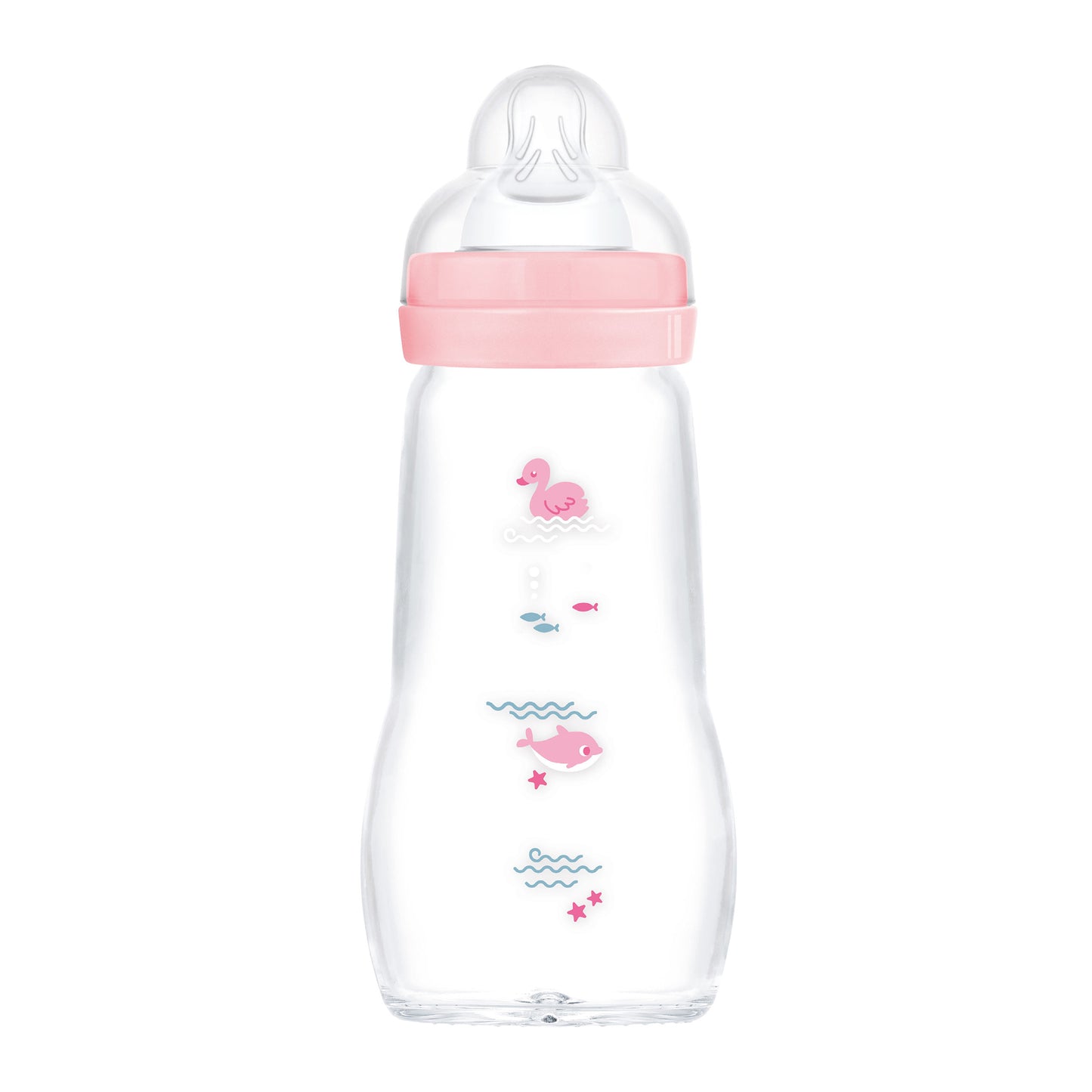 MAM Feel Good Matt AntiKolik Weithals Baby Glas Flasche
