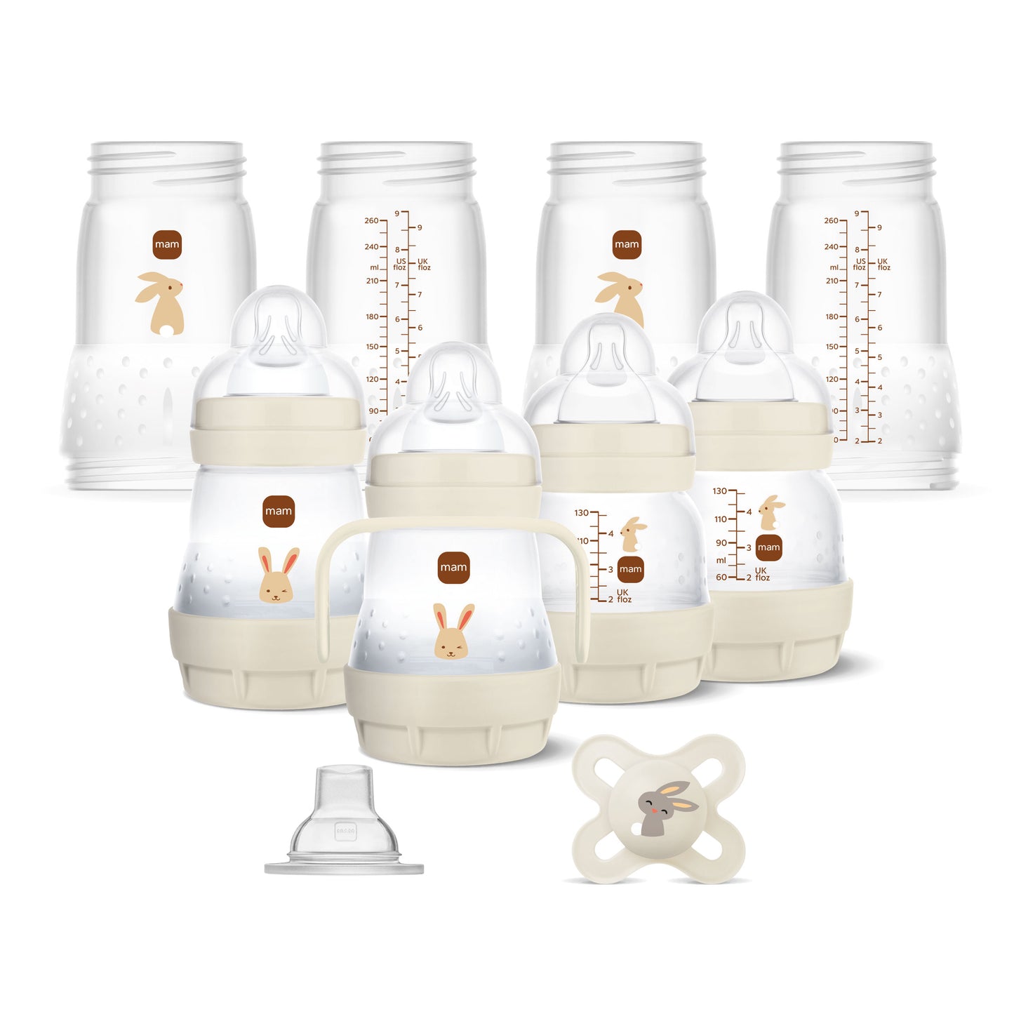 MAM Babyflaschen Erstlingsset Easy Start Medium  11-teiliges Geschenk zur Geburt