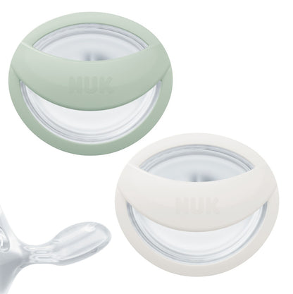 NUK Mommy Feel Baby Schnuller 0-9 Monate Skin-Like Softness Silikon