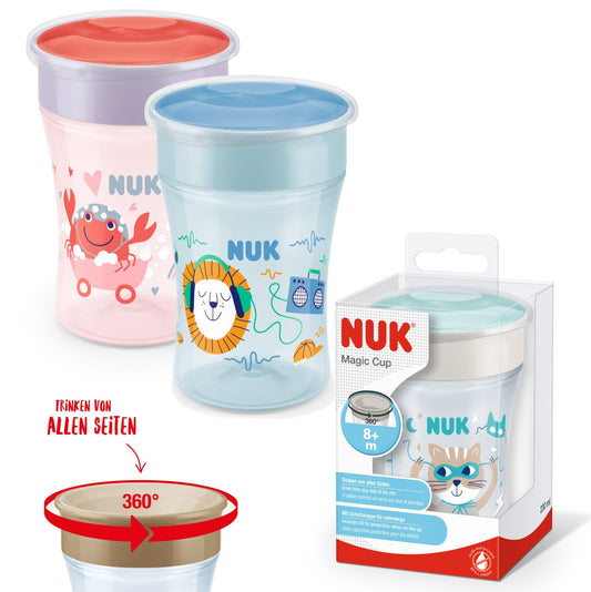 NUK 360° Magic Cup Trinklernbecher 230ml 8m+