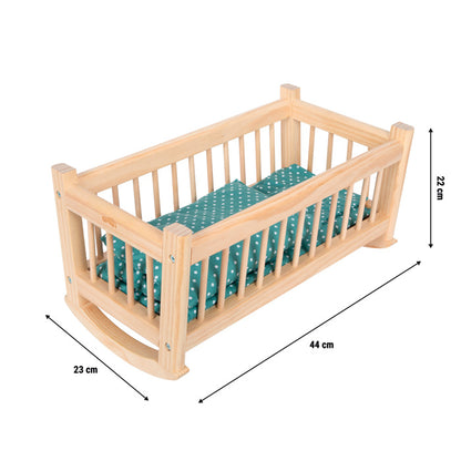 Small Foot Puppenwiege aus Naturholz